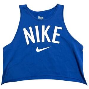 Nike Women’s Small Blue Sleeveless Loose Fit Muscle Tank Sportswear Active Shirt